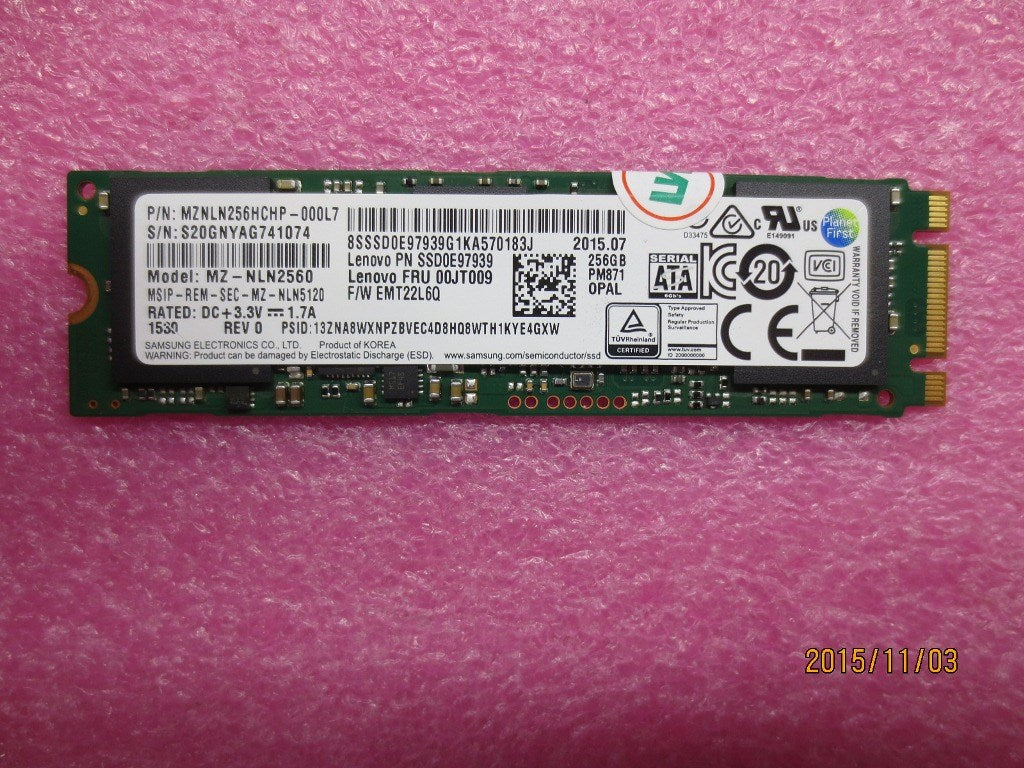 Lenovo 00JT009 256 Ssd