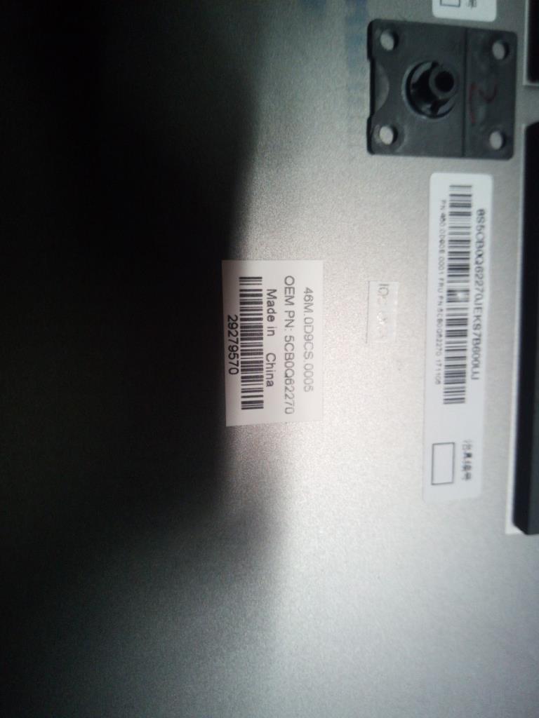 Lenovo Lower Case W 81Ac Iron Grey - 5CB0Q62270