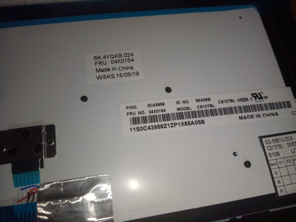 Lenovo Ki Keyboards Internal - 04X0154