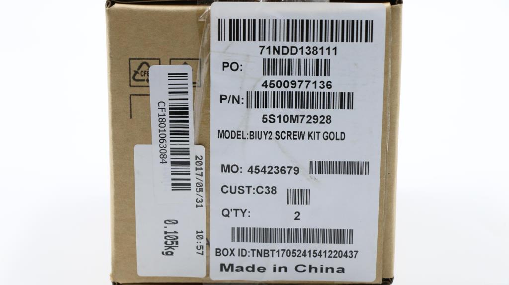 Lenovo Screw Kit Gold - 5S10M72928