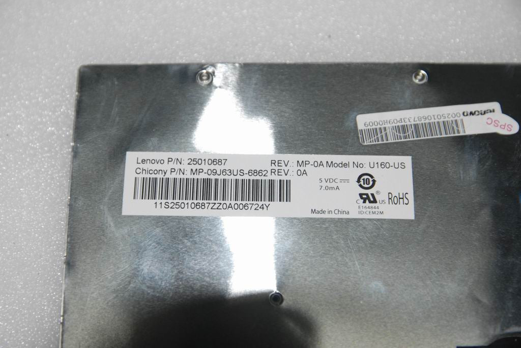 Lenovo Keyboard Ccy T1Su Us 83Key Bla - 25010687
