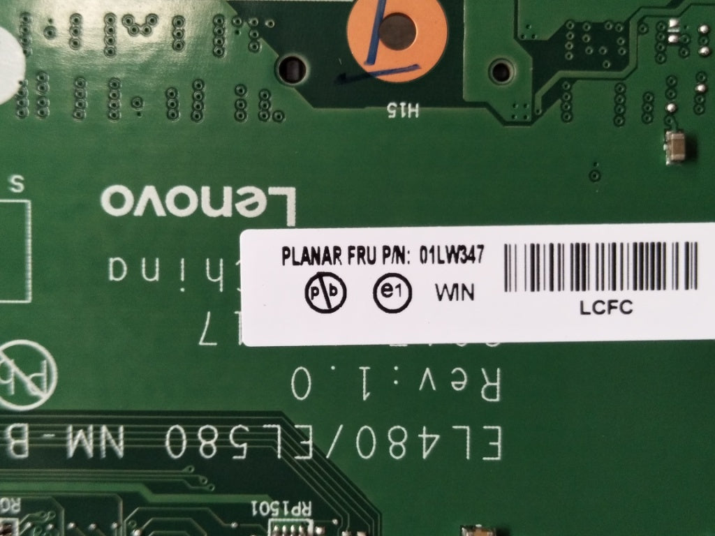 Lenovo El480 Mb Uma I58350U Win Namt - 01LW347