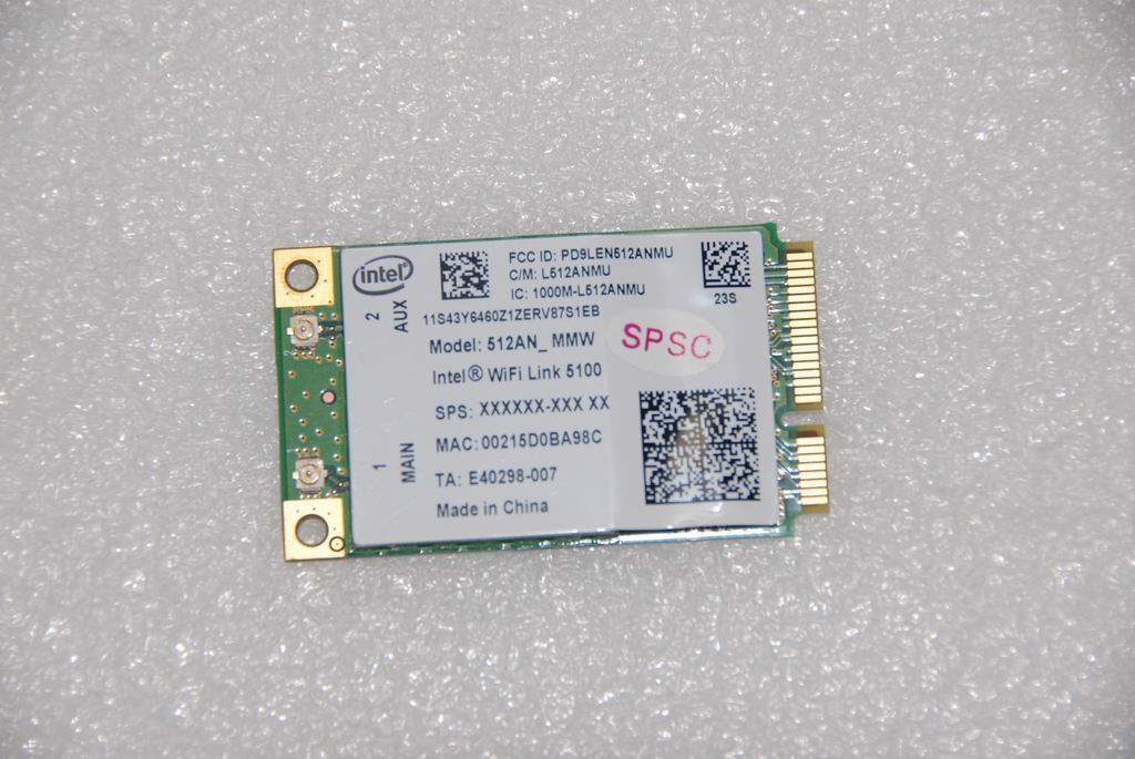 Lenovo 20002002 Wlan Intel 5100N Mow Ap M Pcie