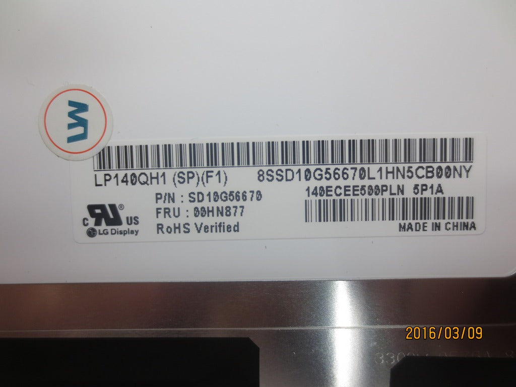 Lenovo Laptop Lcd Screen - 00HN877
