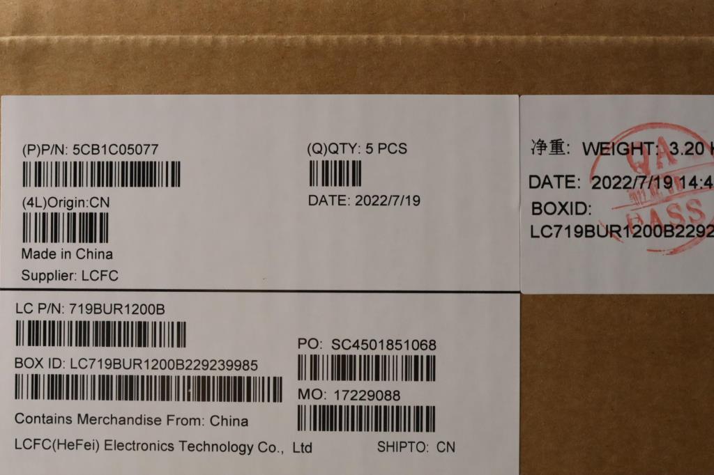 Lenovo Cover Upper Case Asm_La L81X7 - 5CB1C05077