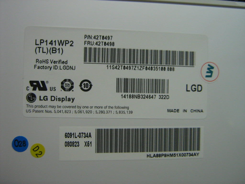 Lenovo Panel 14.1 Wxga+ - 42T0498