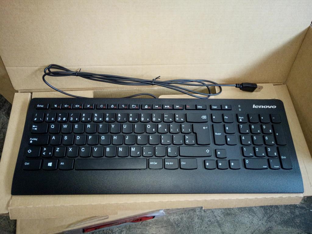 Lenovo 54Y9502 Keyboard Edge Kb New F5,Usb,Fr