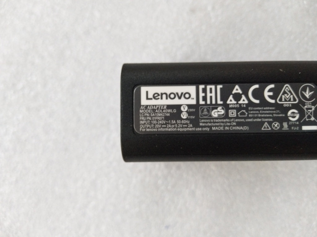 Lenovo Adl40Wlg 20V/5.2V 2A40W Coo - 01FR071