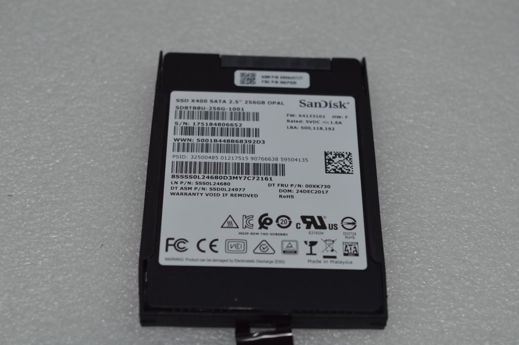 Lenovo 00UP635 Ssd Asm 256G, 2.5, 7Mm, Sata6