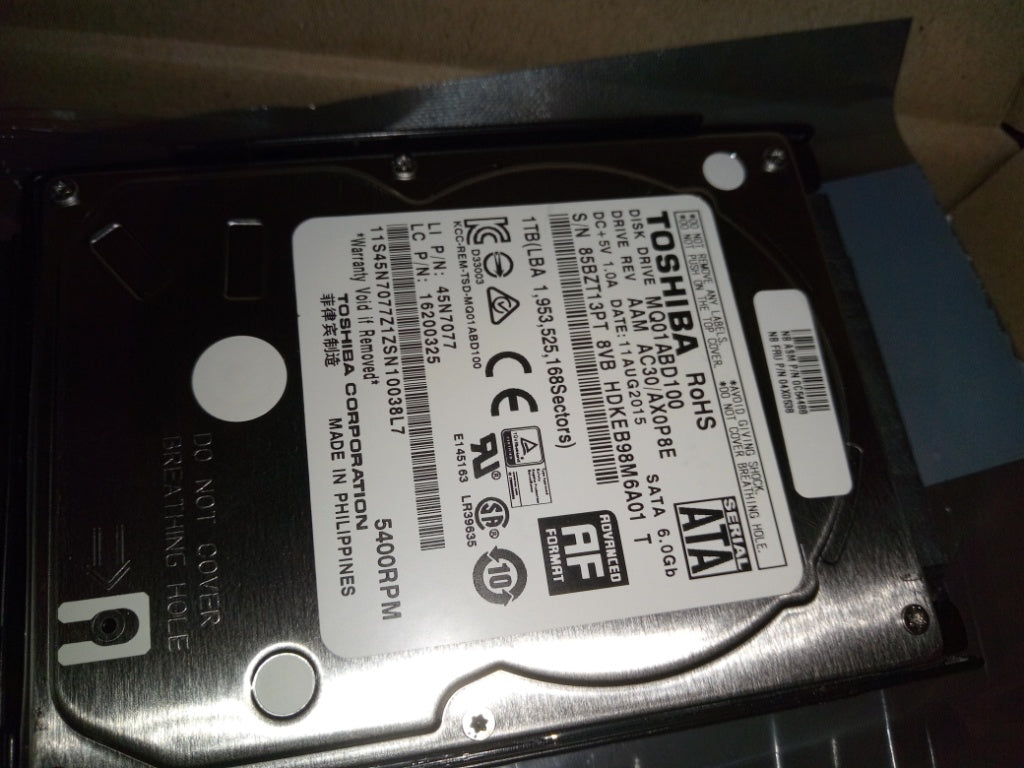 Lenovo Hd Hard Drives - 04X0538