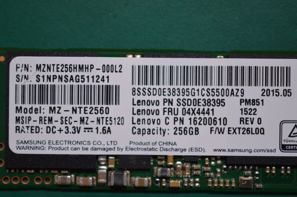 Lenovo 16200610 256Gb Sdram