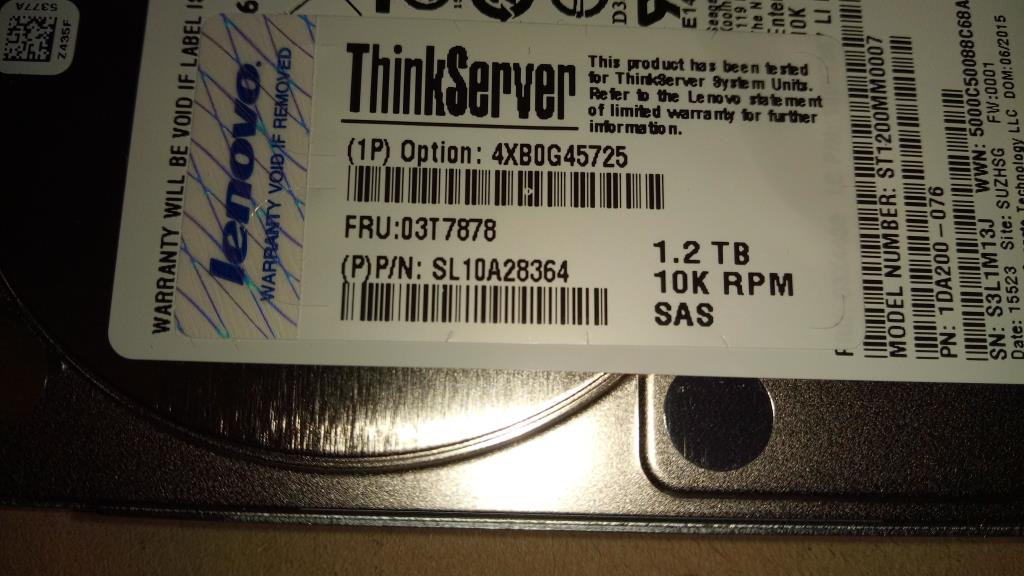 Lenovo Solid State Drives - 03T7878