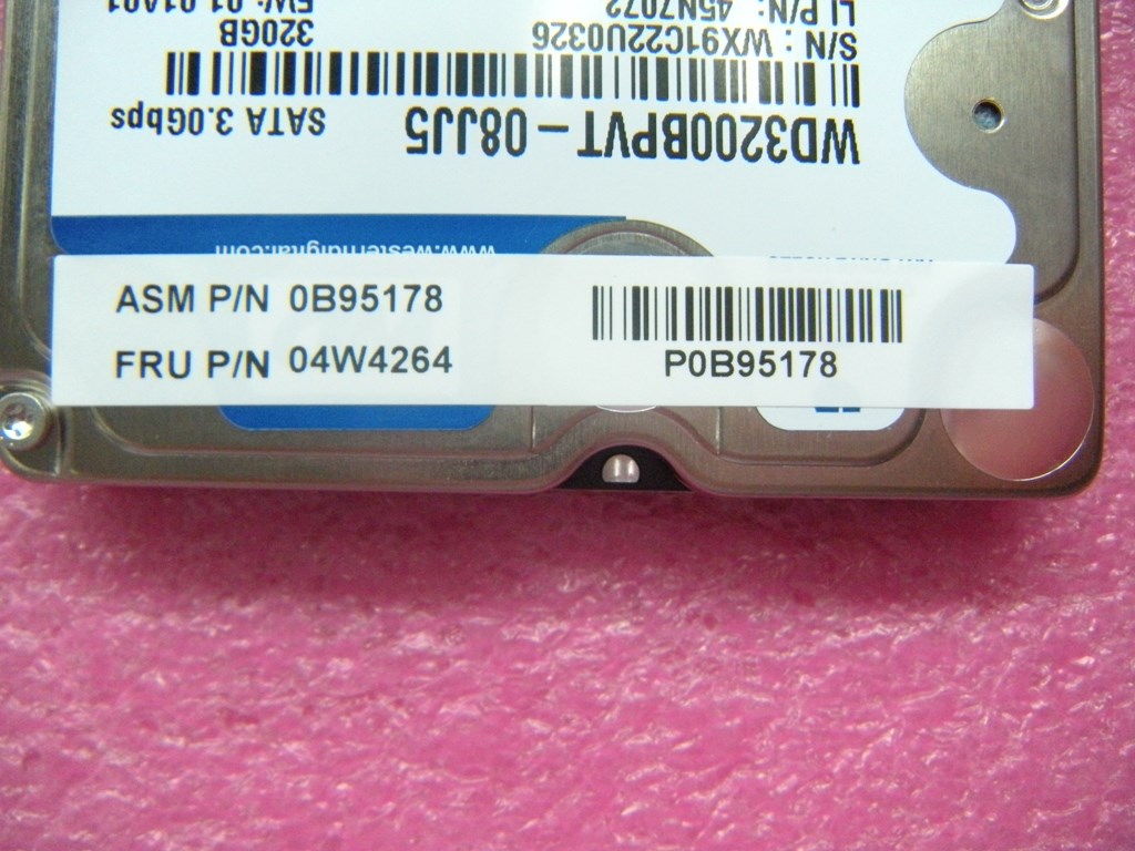 Lenovo Disk Tray-Lwgg 5400Rpm 320Gb 9 - 04W4264