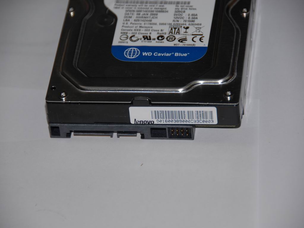 Lenovo 16003890 Hdd Sata2 320G Wd3200Aajs-08L7