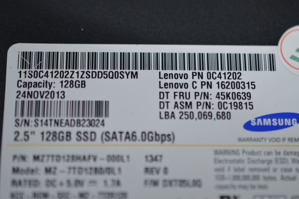 Lenovo Stella Fru Ssd 2.5 Standard-T - 04X4054