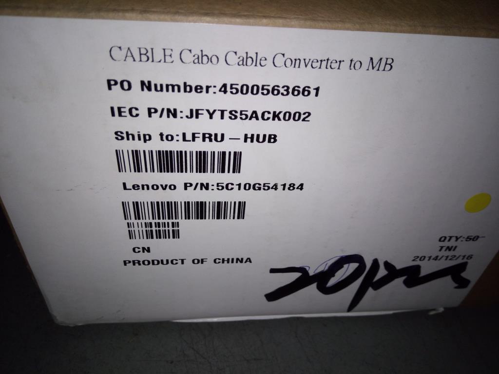Lenovo Ct Cables Internal - 5C10G54184