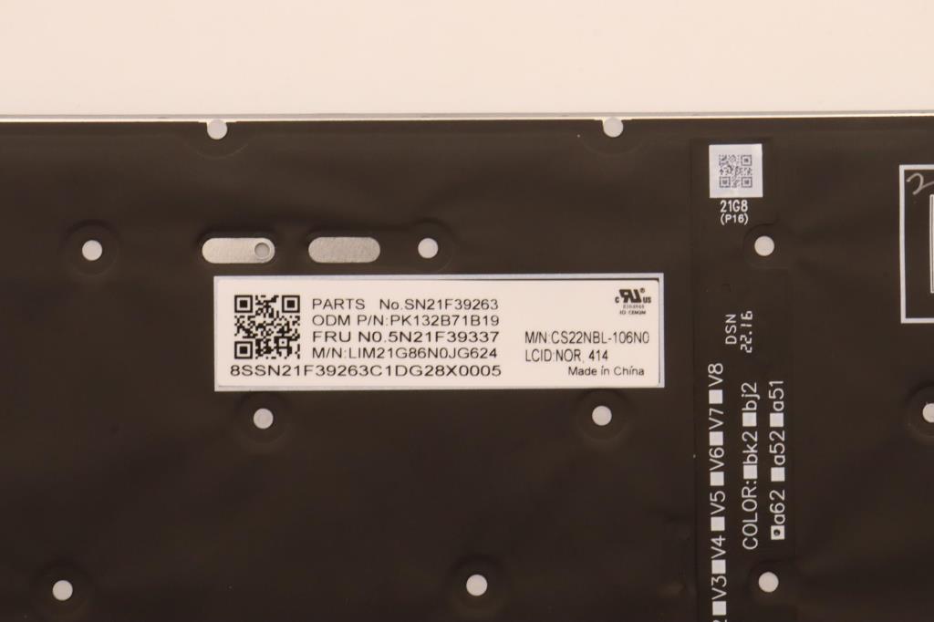 Lenovo Nbkyb Cs22 P16 Grbl,Chy,Nor - 5N21F39337