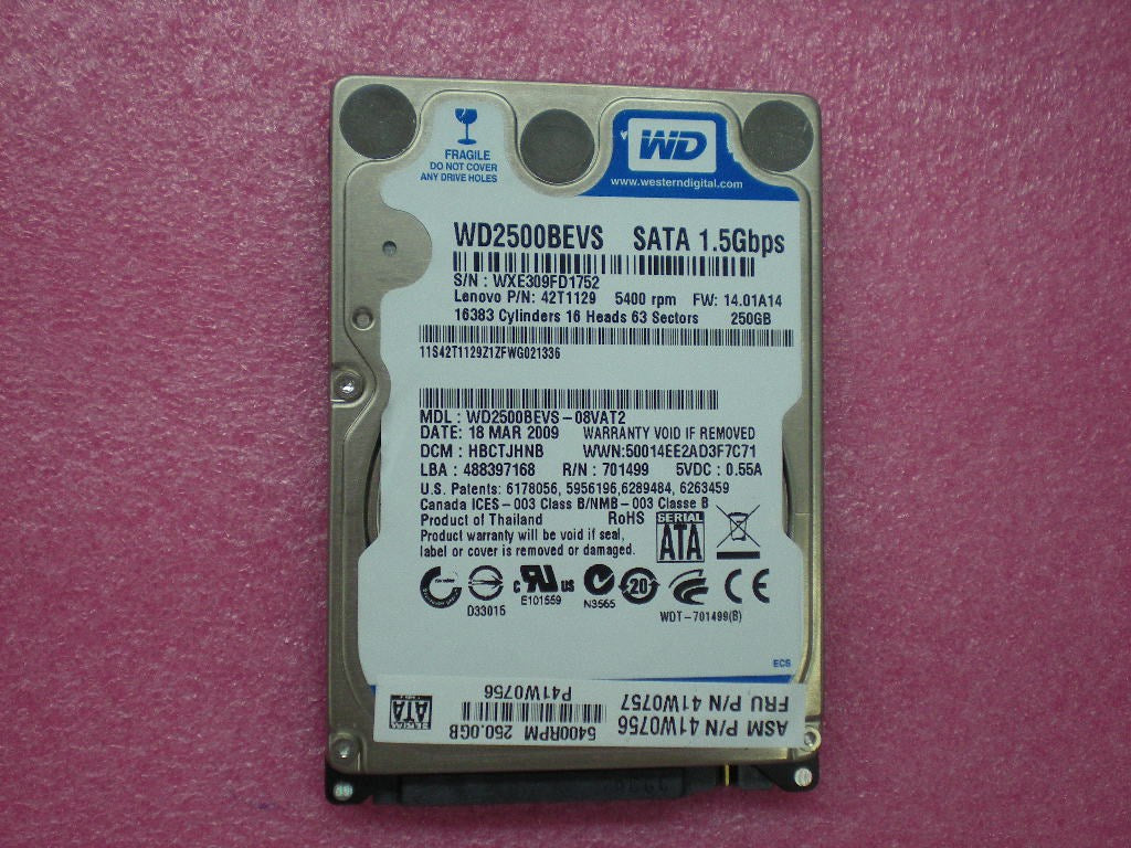 Lenovo Hard Drives - 41W0757