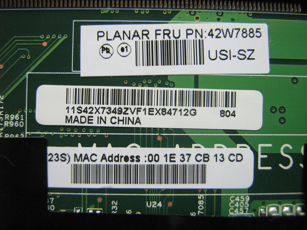 Lenovo Pl-System Boards - 42W7885