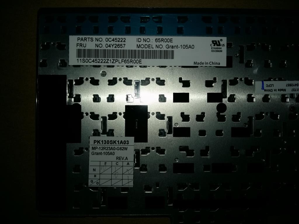 Lenovo Ki Keyboards Internal - 04Y2657