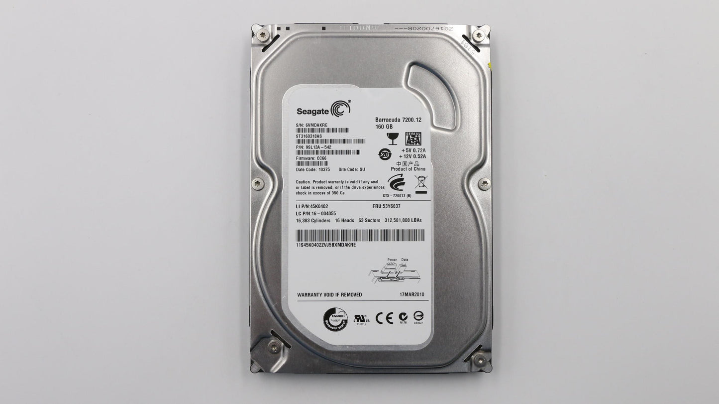 Lenovo Hard Drives - 53Y6837
