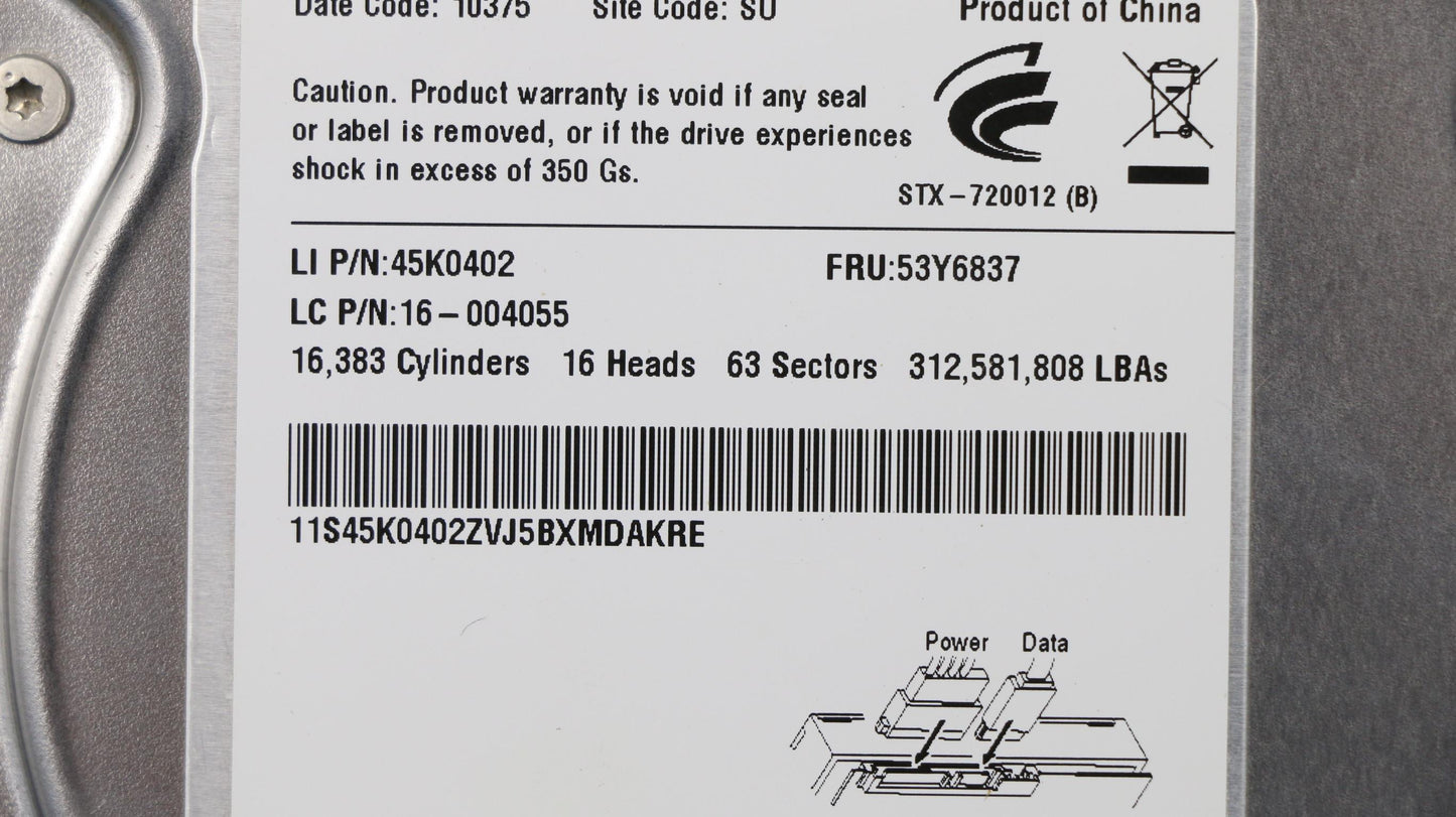 Lenovo Hard Drives - 53Y6837
