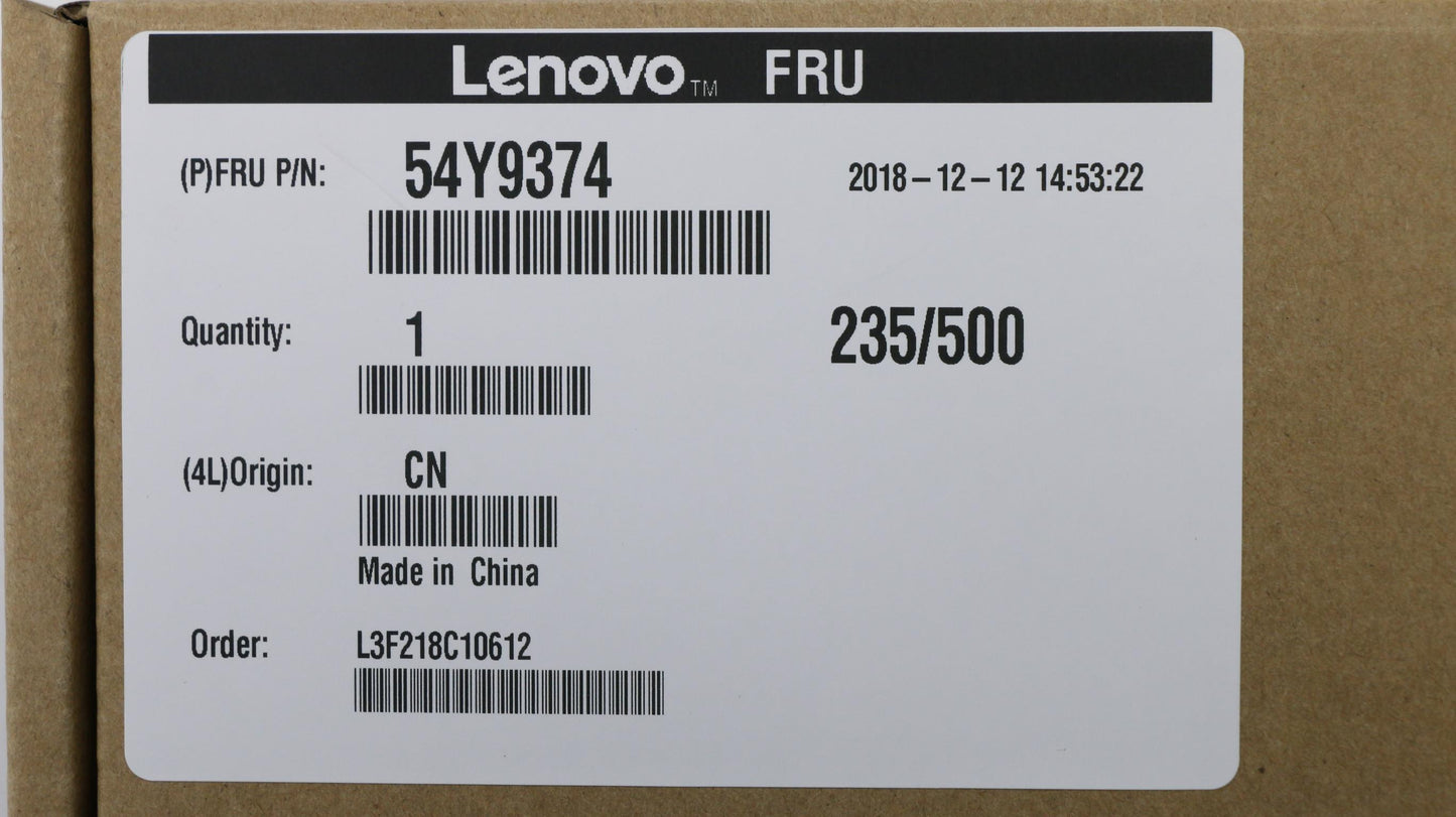 Lenovo 54Y9374 Fru,U3 F_Io U320A500