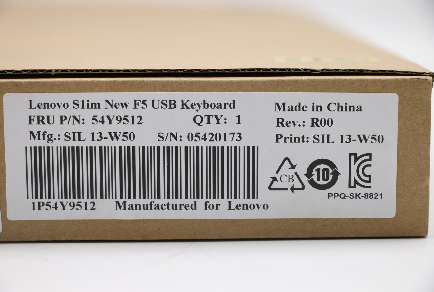 Lenovo Keyboard Edge Kb New F5,Usb,Kr - 54Y9512