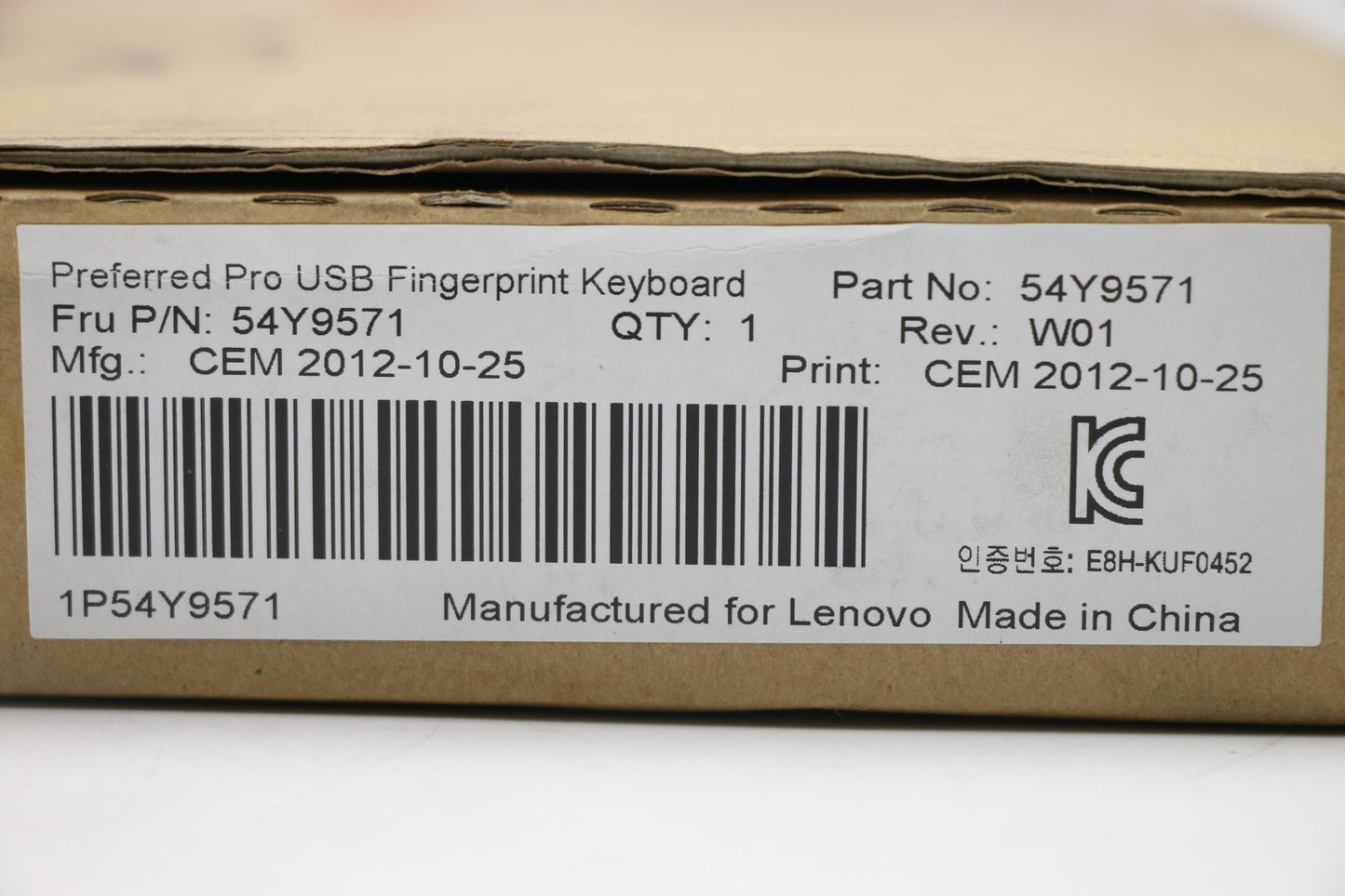 Lenovo Keyboard Fp(Epeat Gold),Th - 54Y9571