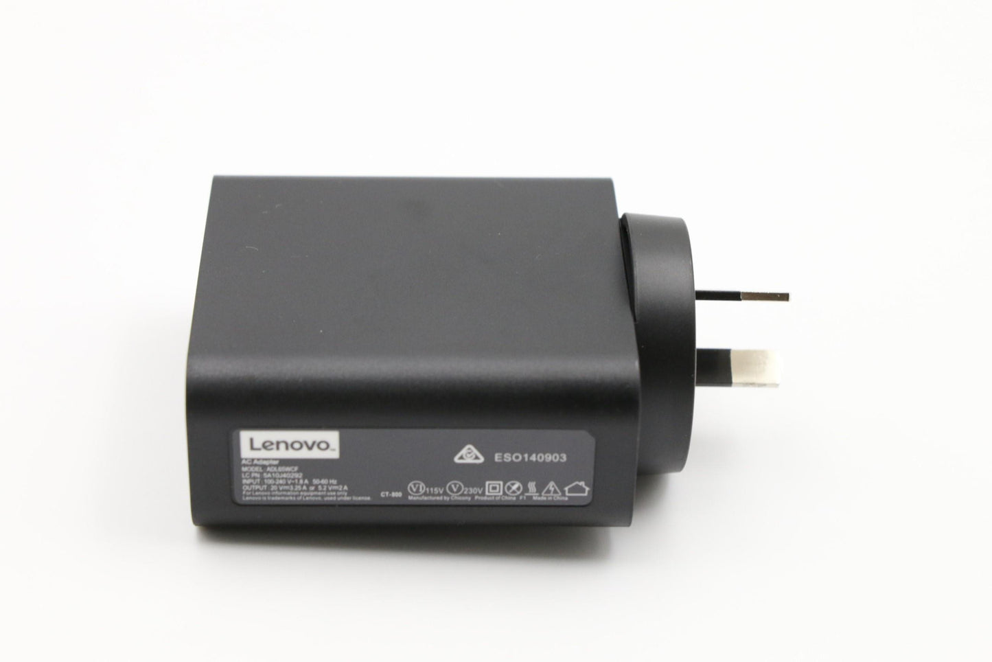 Lenovo (5A10J40292) 65W AC Adapter, 20V/5V, 3.25A Output