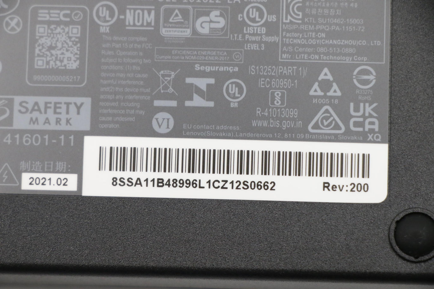 Lenovo Ac_Adapter Rectangle 150W100-2 - 5A10V03246