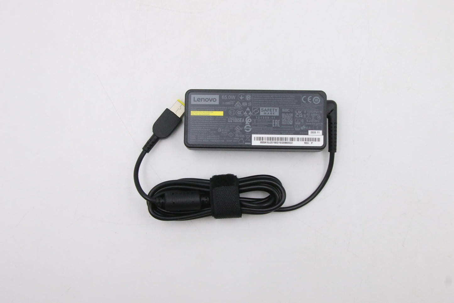 Lenovo (5A10V03248) 65W Rectangle AC Adapter, 3-Pin, Black