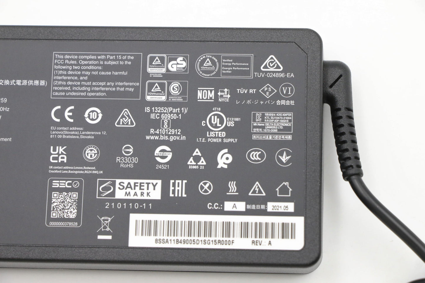 Lenovo Ac_Adapter Rectangle 150W,100- - 5A10V03259