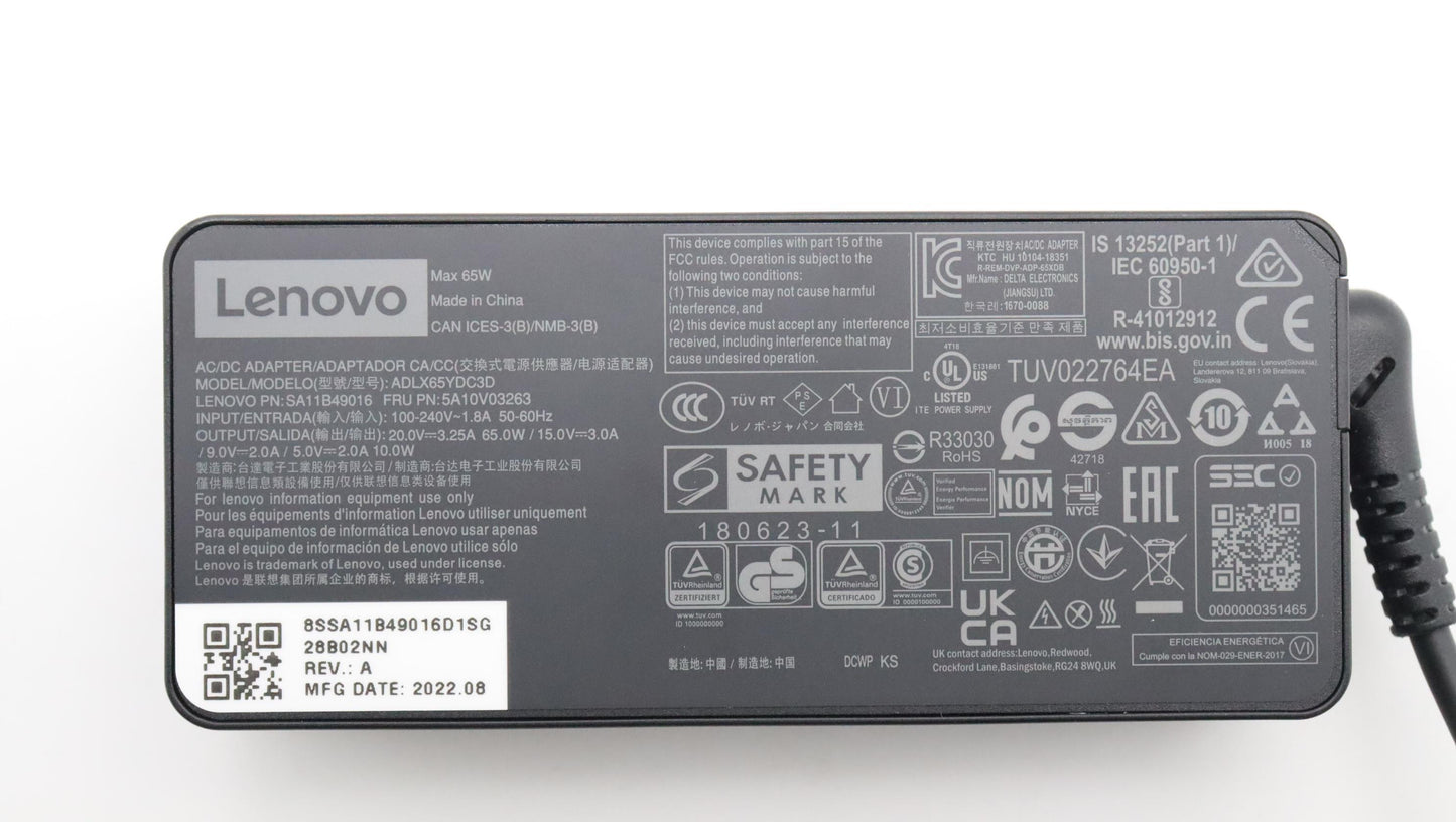 Lenovo Ac_Adapter 100-240Vac,Aio Pd 6 - 5A10V03263