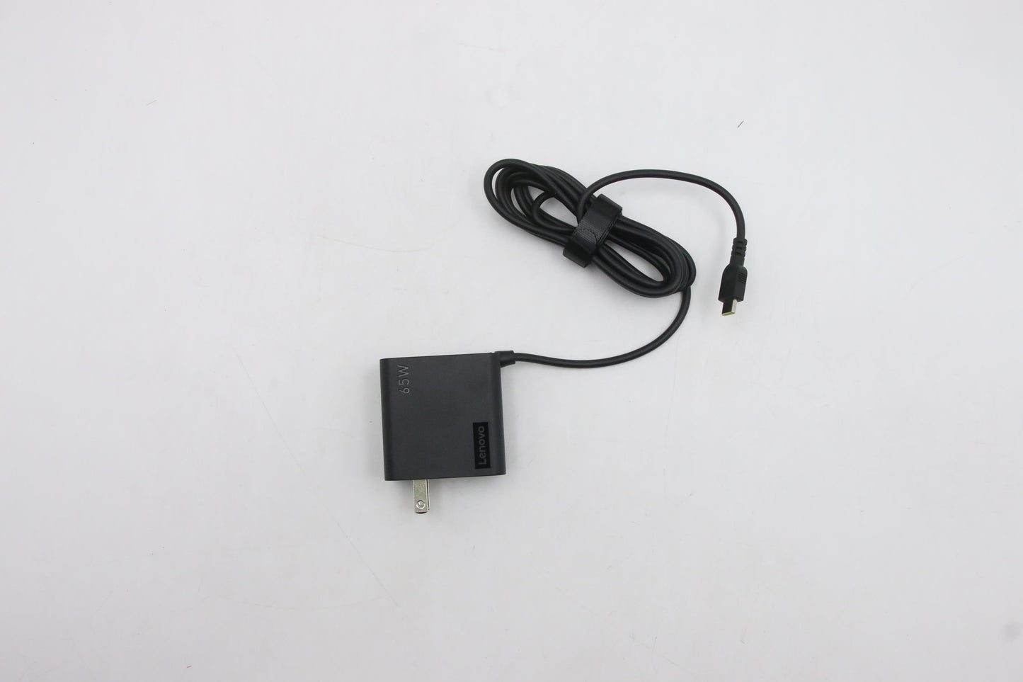 Lenovo (5A10W86264) AC Adapter, Type-C, 65W, 2P, US, Black