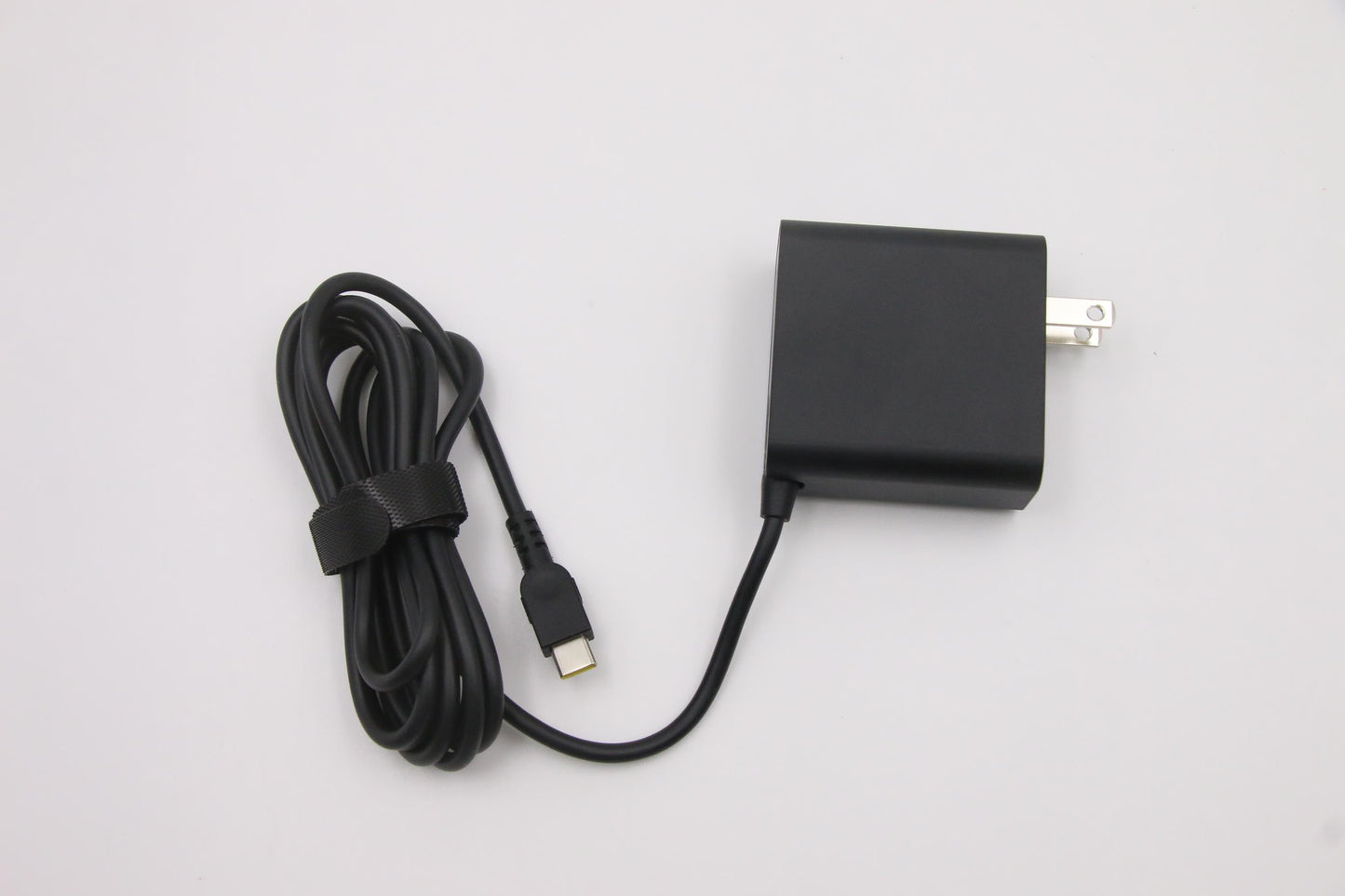 Lenovo (5A10W86270) AC Adapter, Type-C, 65W, 2-Pin, US, Black