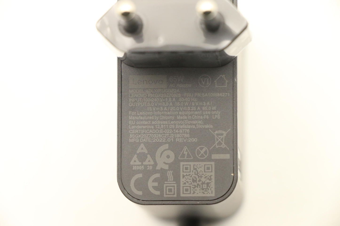 Lenovo Ac_Adapter Pd,65W,20/15/9/5V,2 - 5A10W86271
