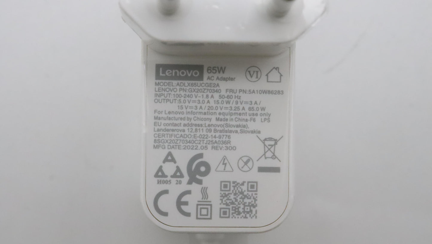 Lenovo Ac_Adapter Pd,65W,20/15/9/5V,2 - 5A10W86283