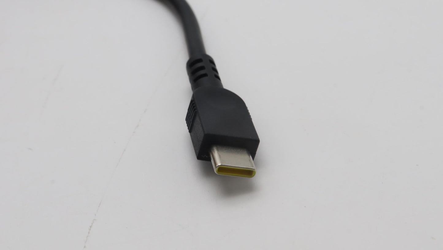 Lenovo - AC Adapter, Type-C, 65W, 2-Prong, USA Version, Black - 5A11J75645