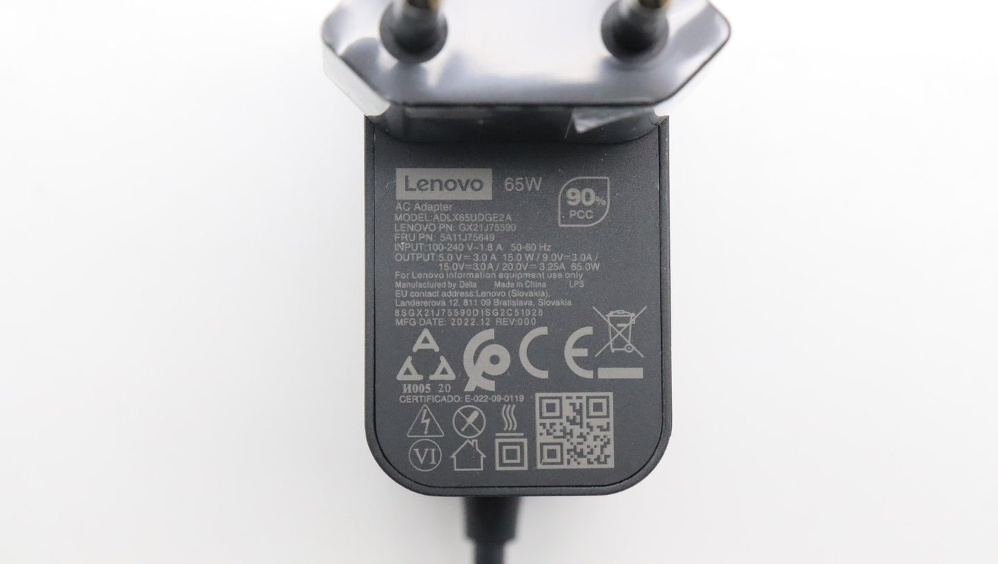 Lenovo Ac_Adapter Pd,65W,20/15/9/5V,2 - 5A11J75649
