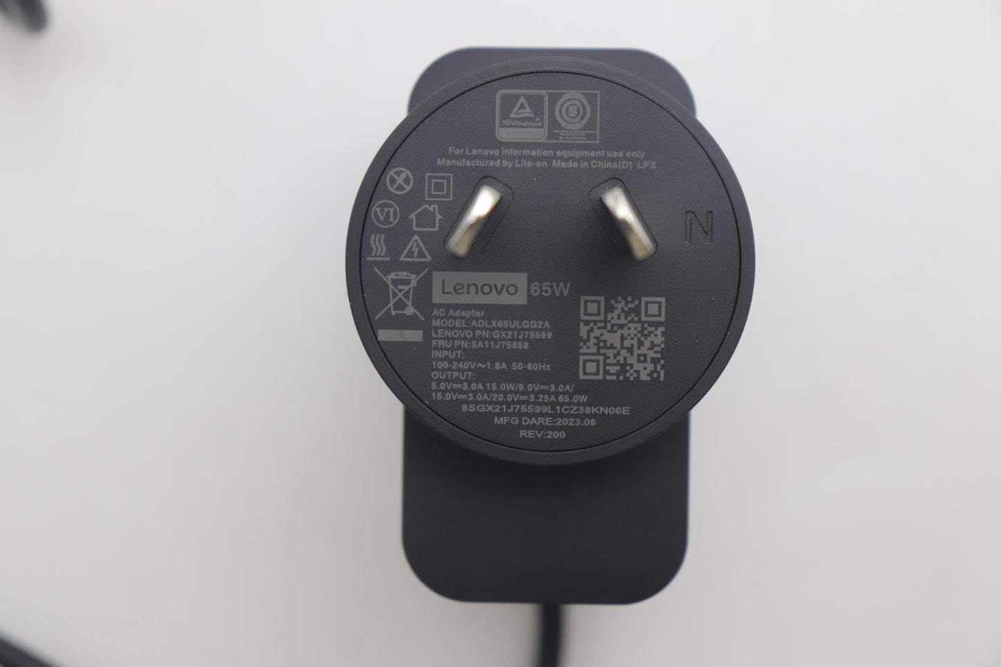 Lenovo Ac_Adapter Pd,65W,20/15/9/5V,2 - 5A11J75658