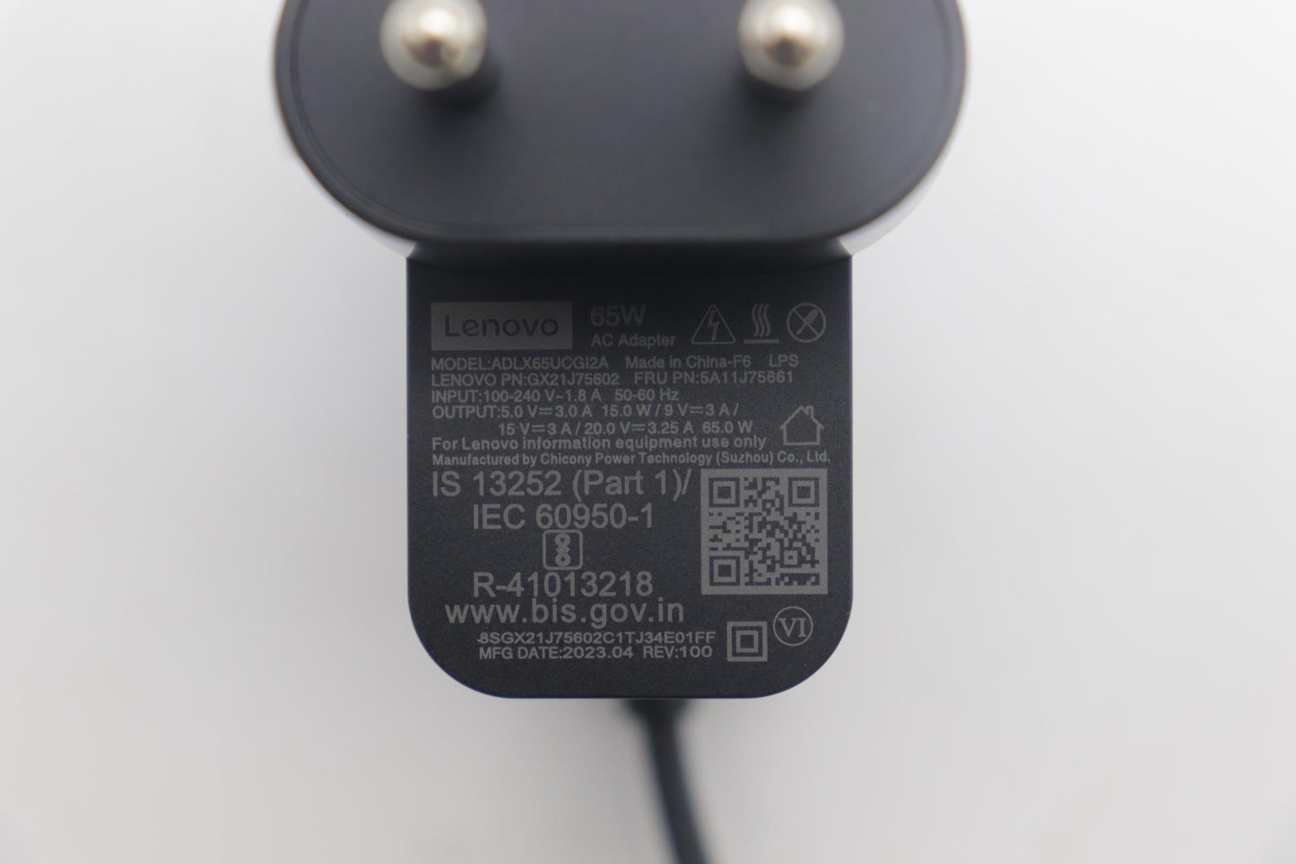 Lenovo Ac_Adapter Pd,65W,20/15/9/5V,2 - 5A11J75661