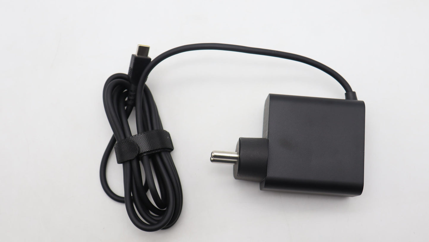 Lenovo 65W Type-C AC Adapter, 2-Pin, Black, IND - 5A11J75662