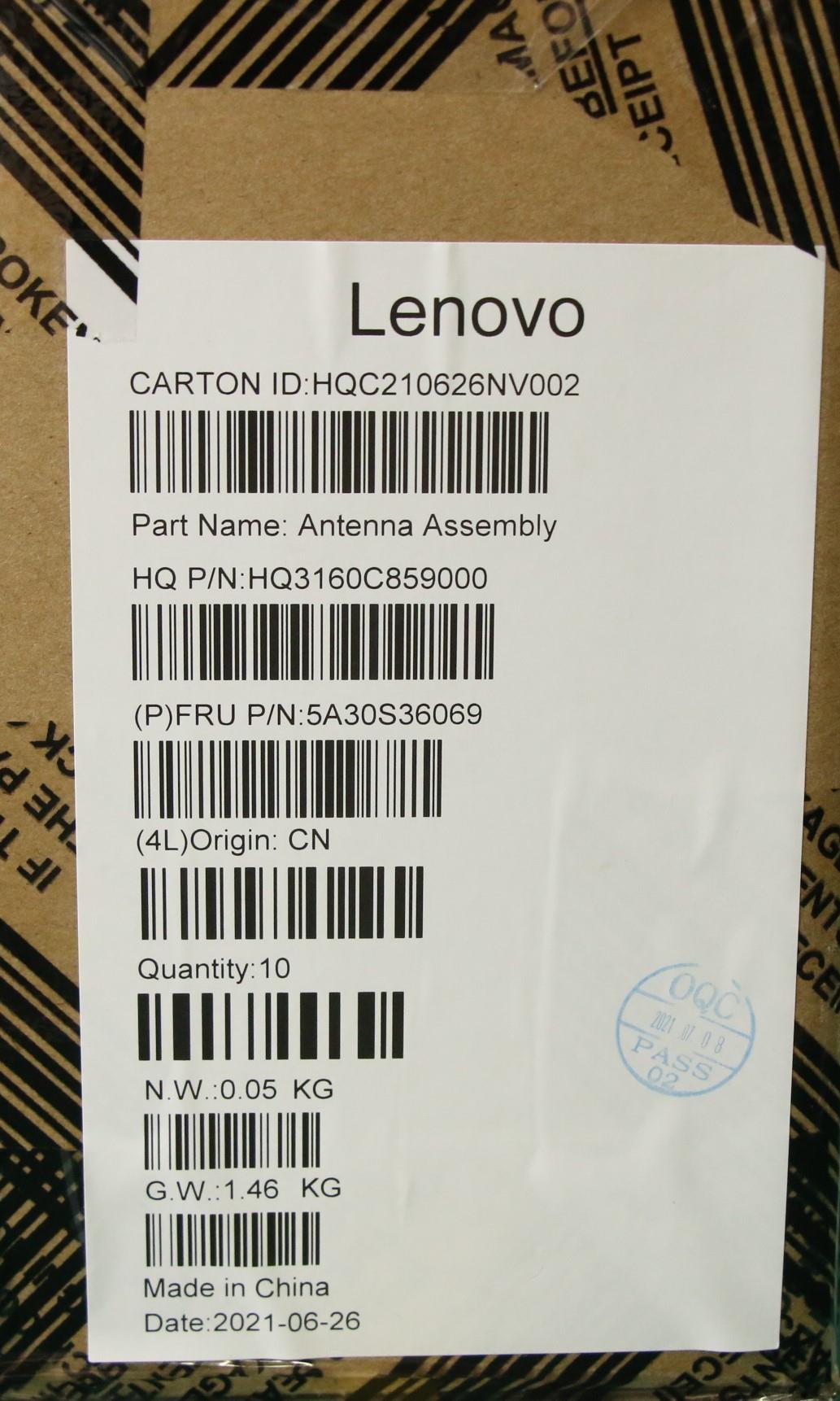 Lenovo Antenna Antenna H 82Q7 For Lte - 5A30S36069