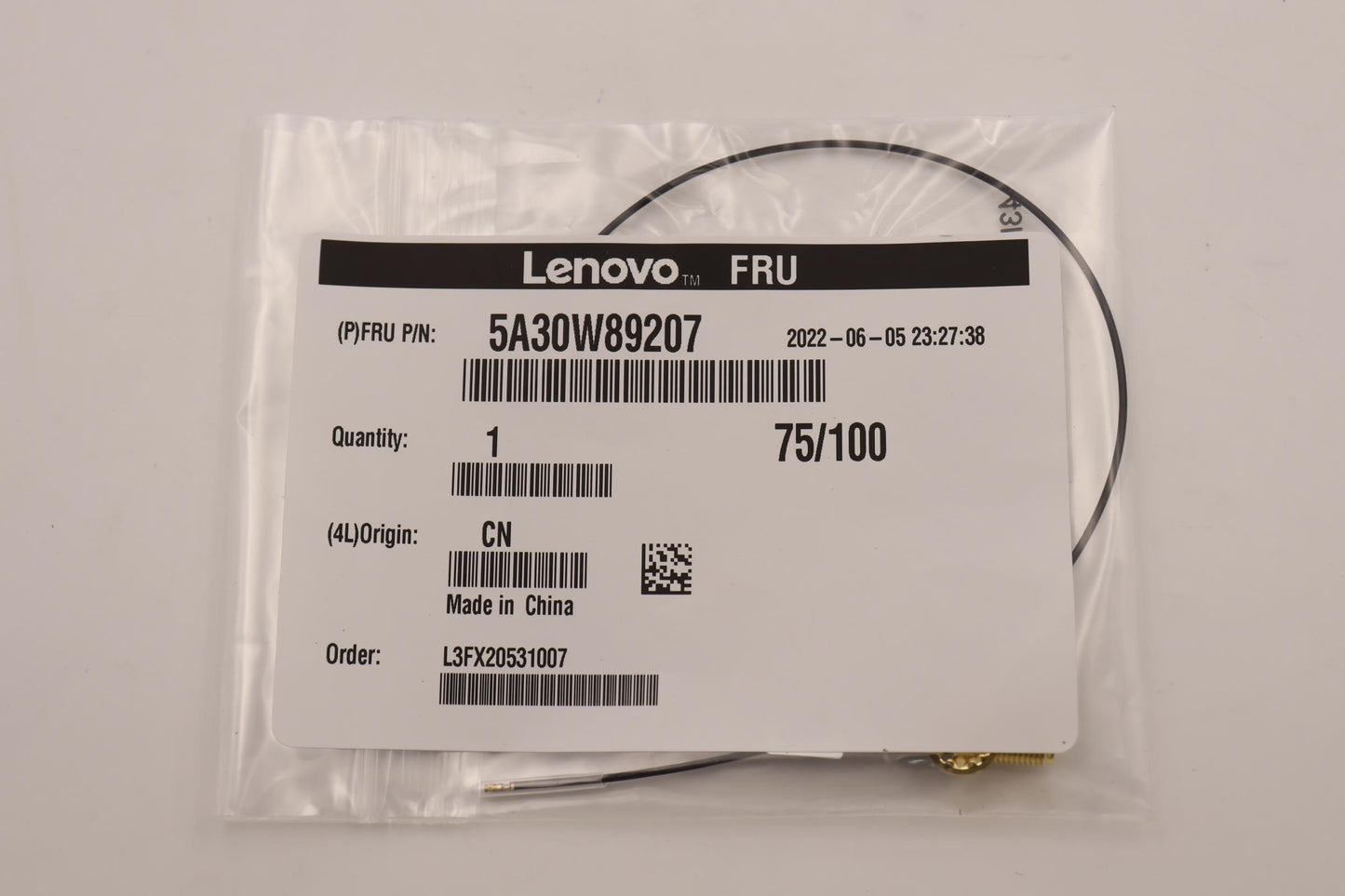 Lenovo Antenna Fru,210Mm Sma Rf Cable - 5A30W89207