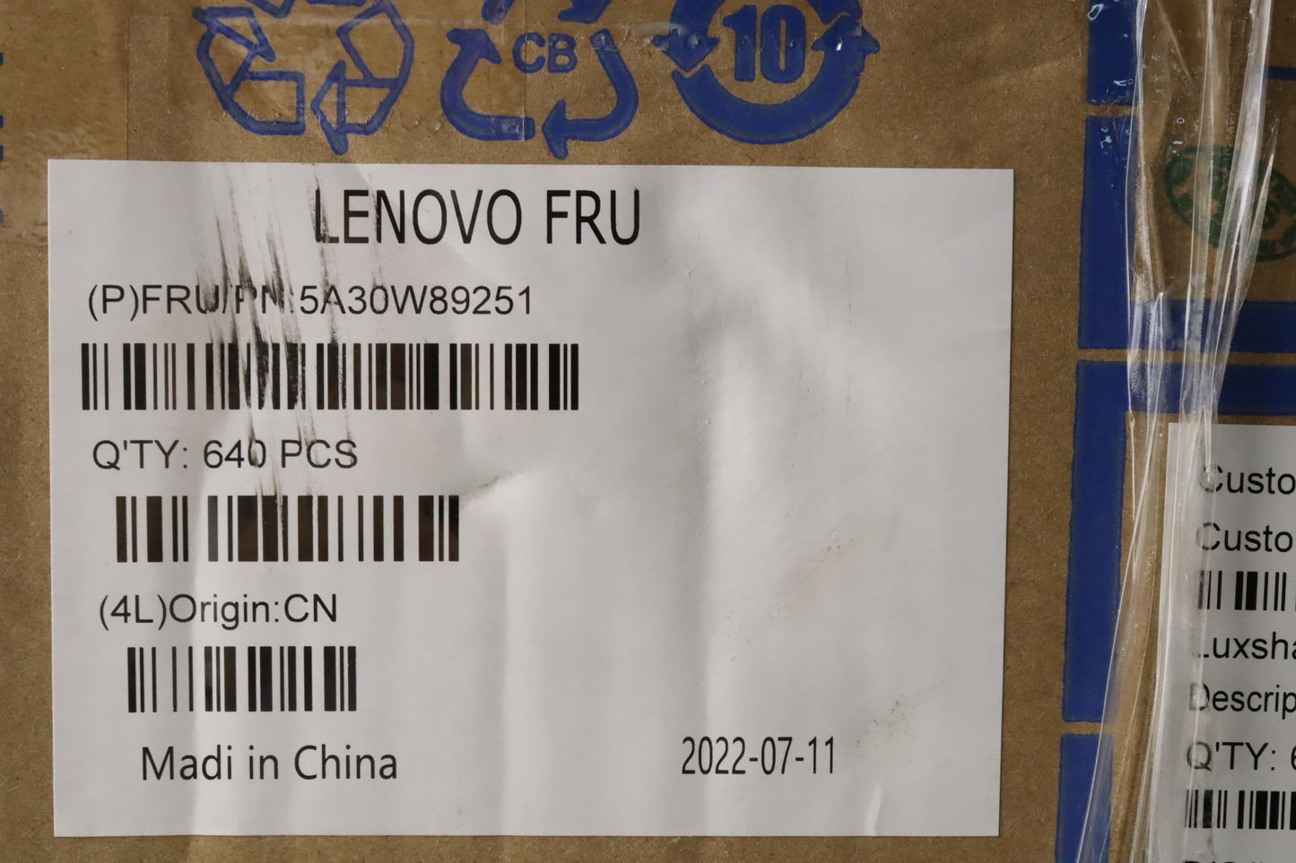 Lenovo Antenna Fru,Tiny8 Wifi6E Front - 5A30W89251
