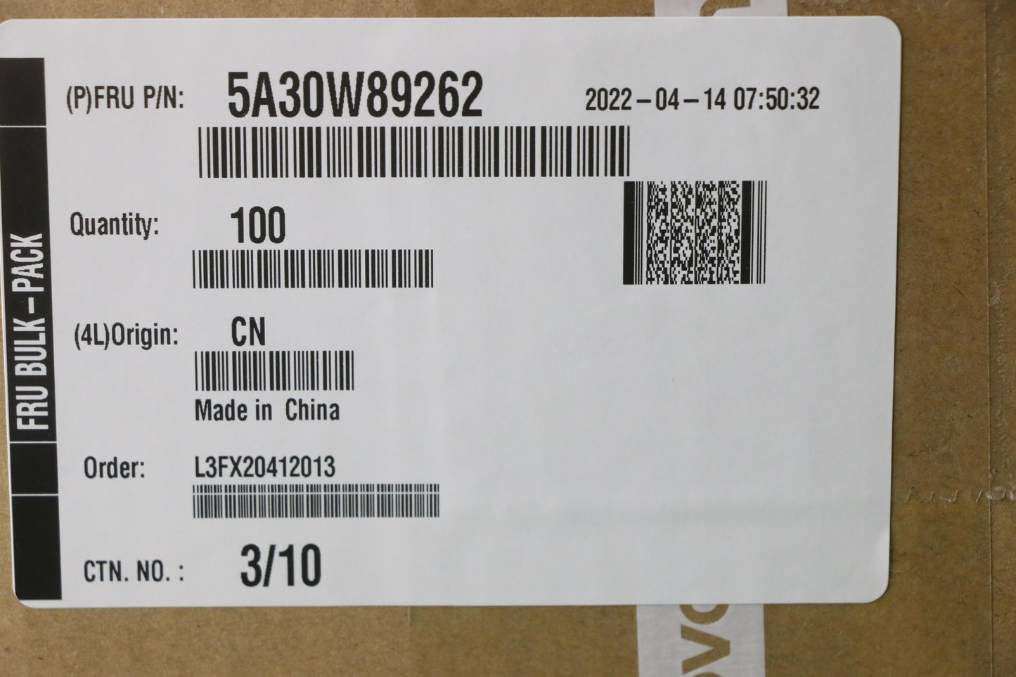 Lenovo Antenna Fru,17L Wifi6E Front A - 5A30W89262