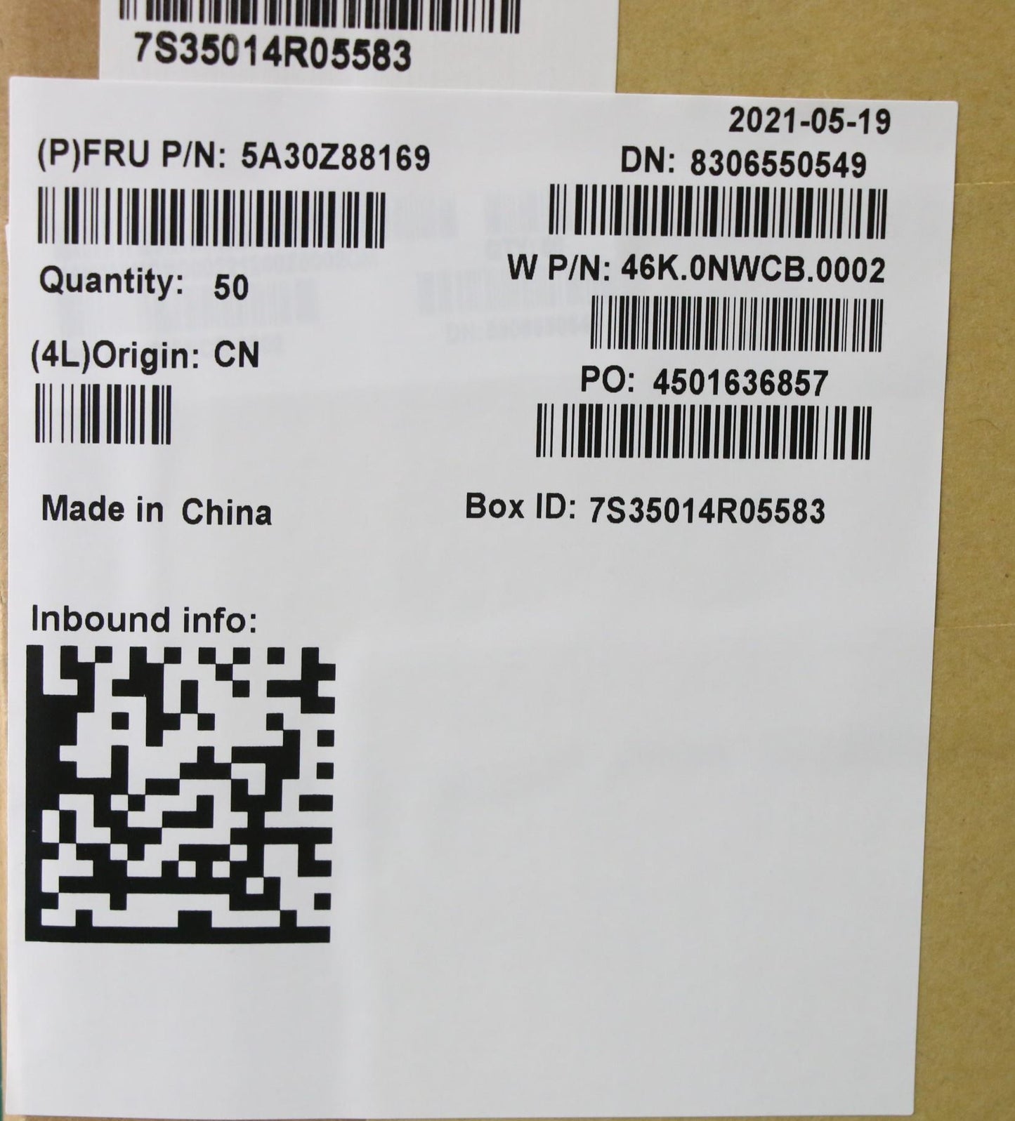 Lenovo Antenna L14W Gen 2 Main+Aux An - 5A30Z88169