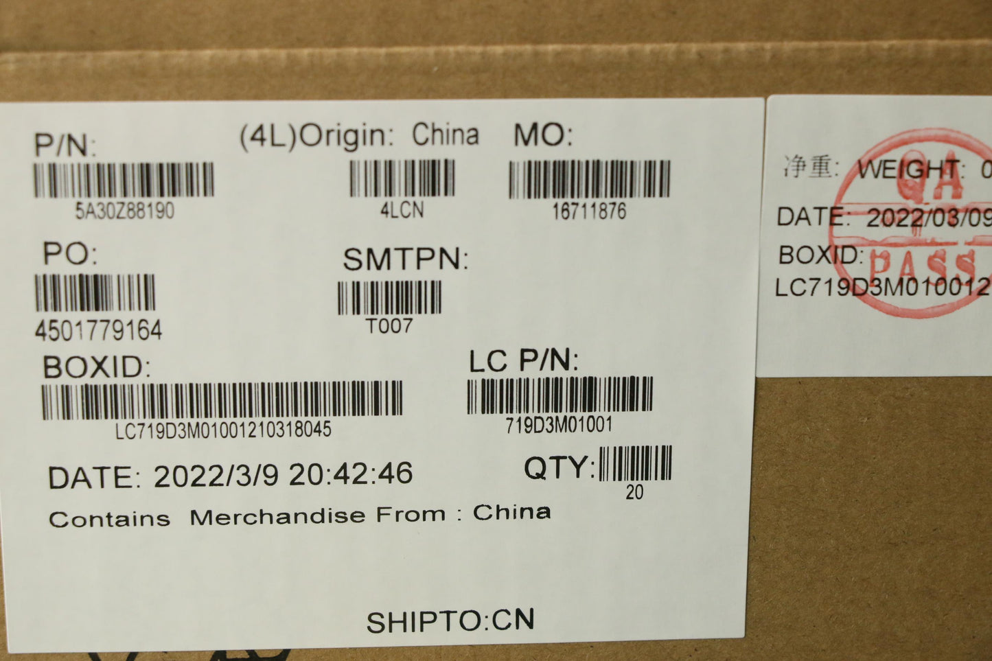 Lenovo Antenna Fru Antenna Mercury 3. - 5A30Z88190