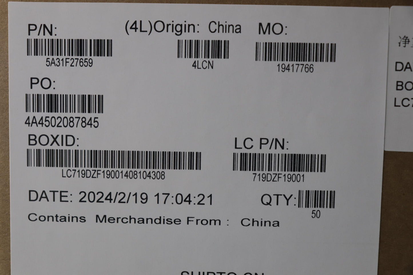 Lenovo Antenna Fru,Gaming T580 Main A - 5A31F27659